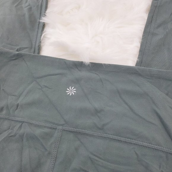 NWOT Athleta Green Elation 7/8 Leggings - Picture 5 of 6